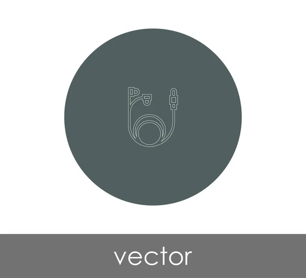 Sluchátka Ploché ikony — Stockový vektor