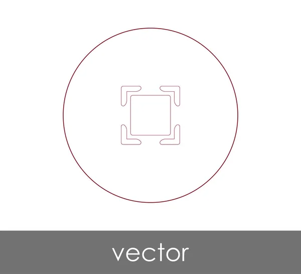 Icono de pantalla completa — Vector de stock