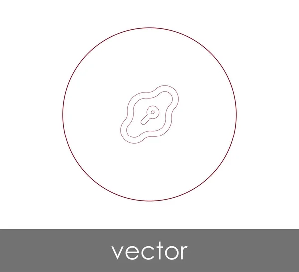 Векторная Иллюстрация Иконки Замочной Скважины — стоковый вектор