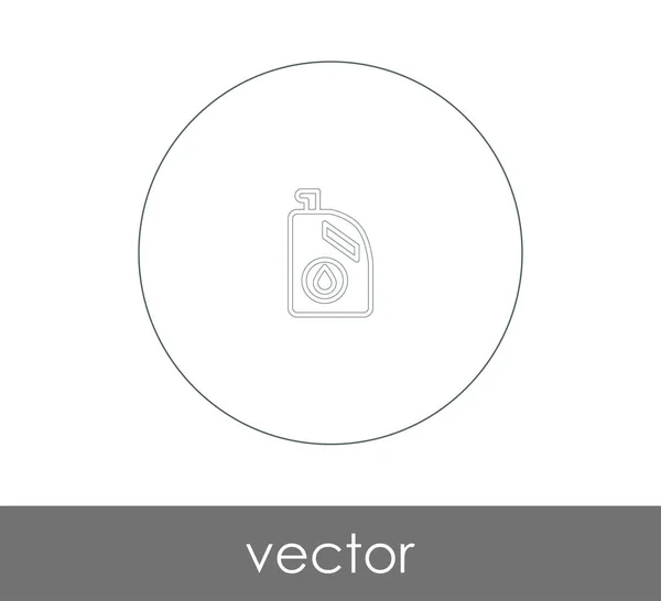 Palivo Může Ikonu Pro Webdesign Aplikace Vektorové Ilustrace — Stockový vektor