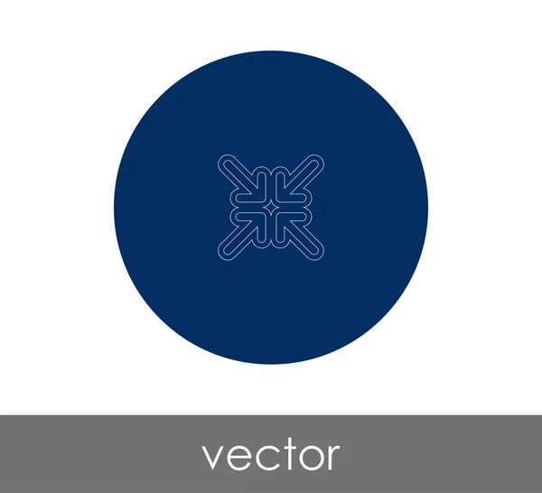 Vektor Illustration Design Des Pfeil Symbols — Stockvektor