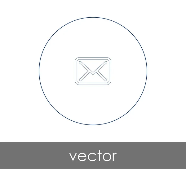 Envelope Ícone Ilustração Vetorial —  Vetores de Stock