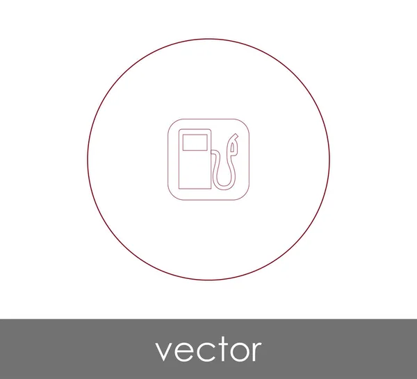 Значок Газового Насоса Векторная Иллюстрация — стоковый вектор