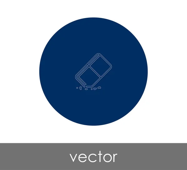 Vektor Illustration Design Von Radiergummi Symbol — Stockvektor