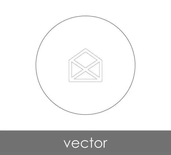 Enveloppe Pictogram Vector Illustratie — Stockvector