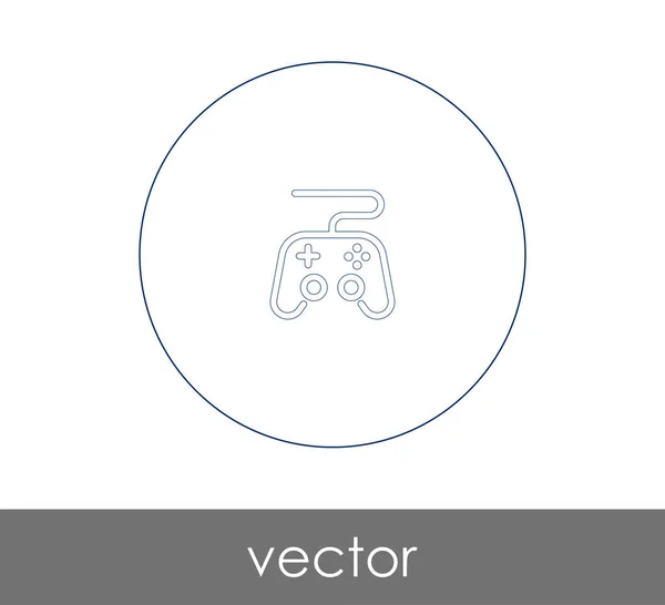 Joystick Icono Vector Ilustración — Vector de stock