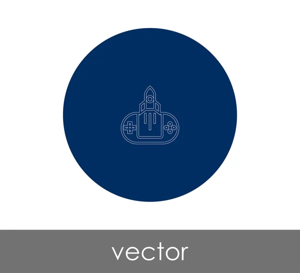 Векторная Иллюстрация Иконок Джойстика — стоковый вектор