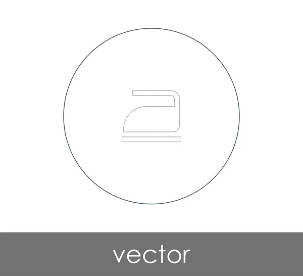 Icono Hierro Vector Ilustración — Vector de stock