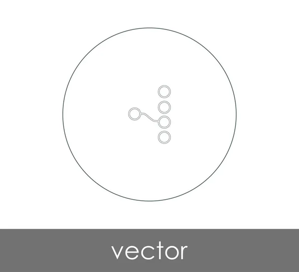 Vektor Illustration Design Des Hierarchie Symbols — Stockvektor