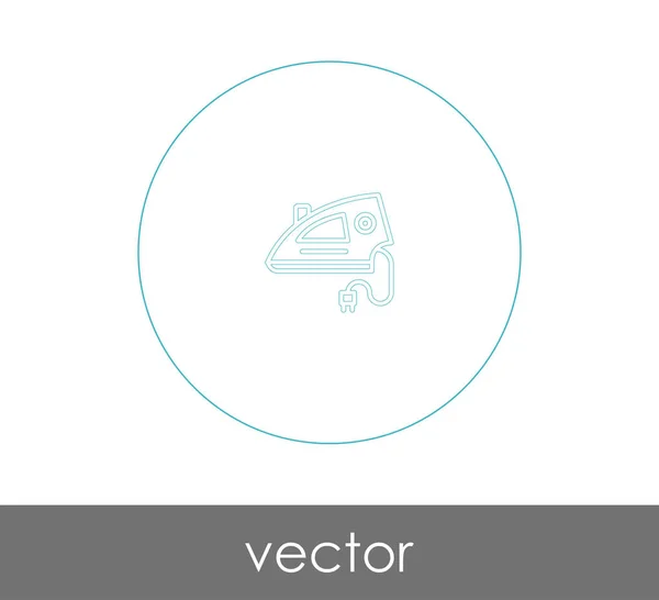 Icono Hierro Vector Ilustración — Vector de stock