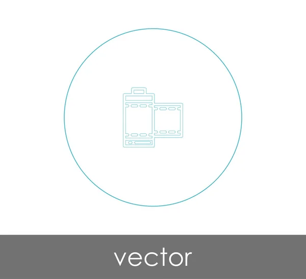 Filmikone Für Webdesign Und Anwendungen — Stockvektor