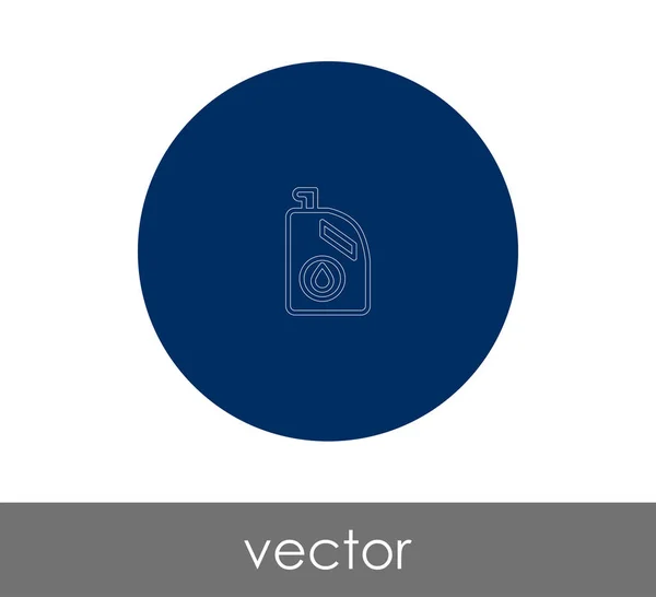 Fuel Can Icon Web Design Applications Vector Illustration — Stock Vector