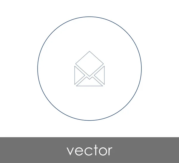 Umschlag Symbol Vektor Illustration — Stockvektor