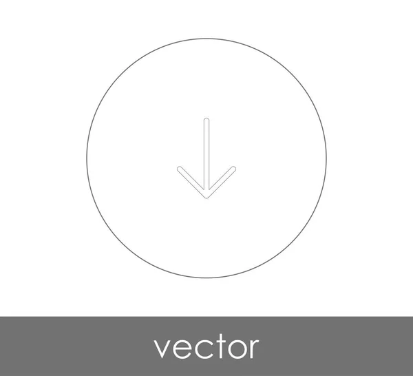 Descargar icono de flecha — Vector de stock