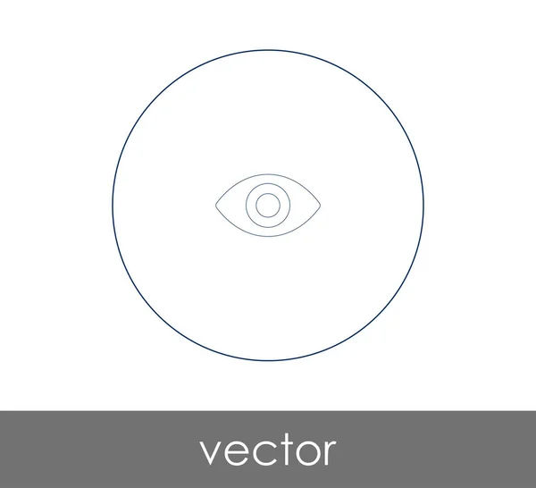 Augengrafik Symbol Vektorillustration — Stockvektor