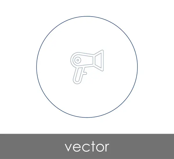 Ilustración Vectorial Del Icono Seco — Vector de stock