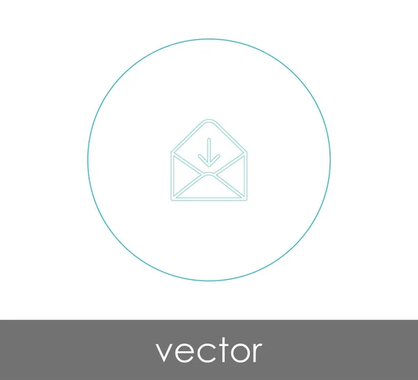 Umschlag Symbol Vektor Illustration — Stockvektor