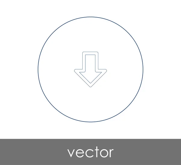 Descargar Icono Flecha Vector Ilustración — Vector de stock