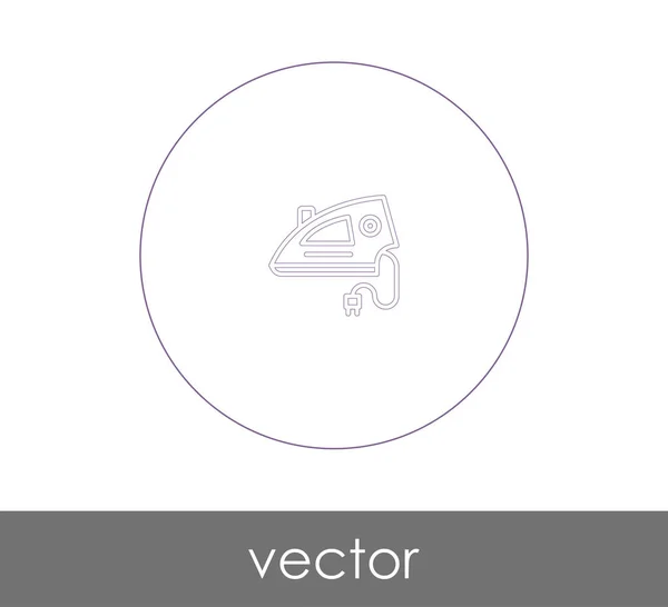 Ijzeren Pictogram Vector Illustratie — Stockvector