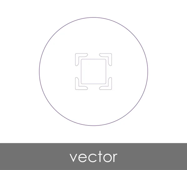 Icono de pantalla completa — Vector de stock