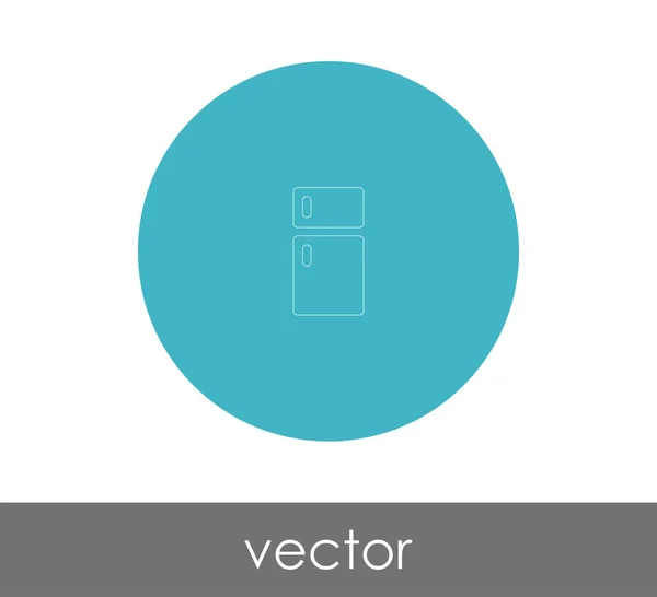 Kühlschranksymbol Für Webdesign Und Anwendungen Vektorillustration — Stockvektor