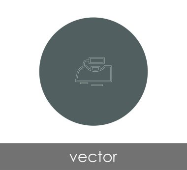 demir simge vektör çizim. logo