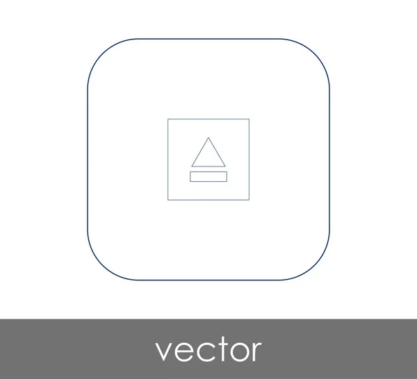 Icona di espulsione — Vettoriale Stock