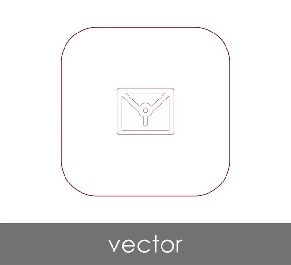 Icono Sobre Logotipo Ilustración Vectores — Vector de stock