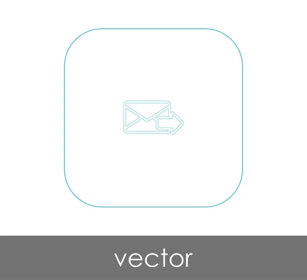 E-Mail-Symbol versenden — Stockvektor