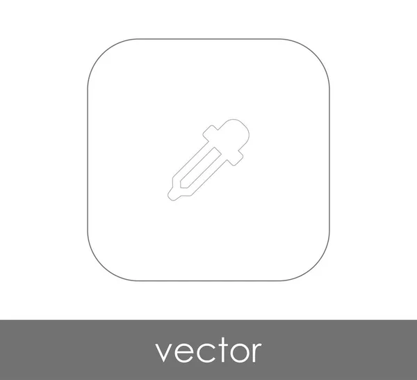 Icône Web Pipette Illustration Vectorielle — Image vectorielle