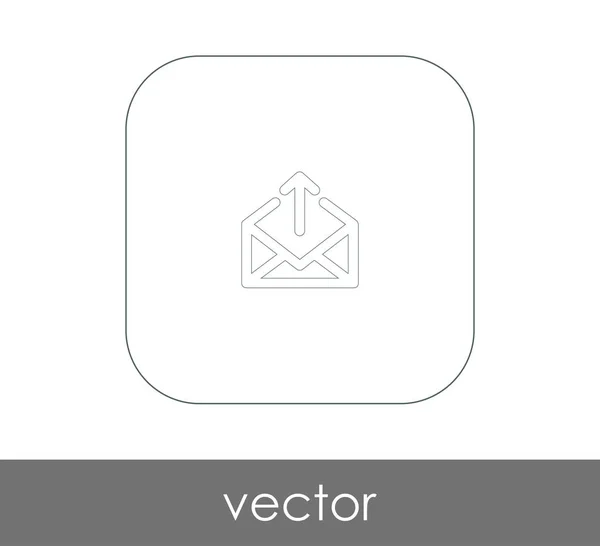Skicka e-ikonen — Stock vektor