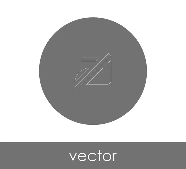 Vas Ikon Vektoros Illusztráció Logo — Stock Vector