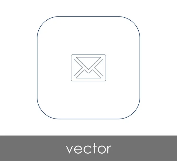 Icono Sobre Logotipo Ilustración Vectores — Vector de stock