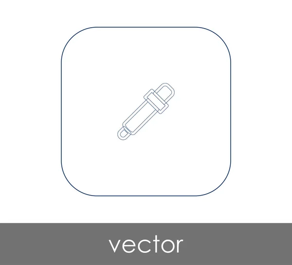 Піпетка Веб Значок Векторні Ілюстрації — стоковий вектор
