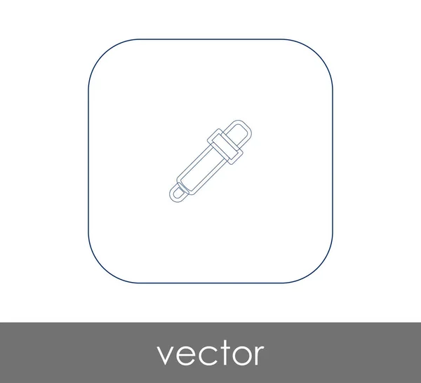 Icône Web Pipette Illustration Vectorielle — Image vectorielle