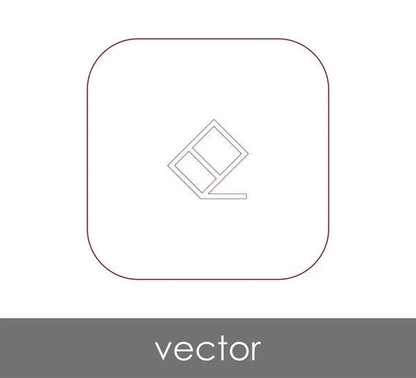 Icono de borrador — Vector de stock