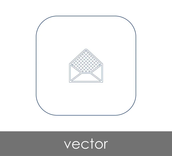 Ícone Envelope Logotipo Ilustração Vetorial — Vetor de Stock