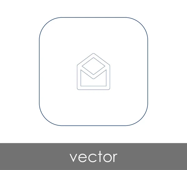 Icono Sobre Logotipo Ilustración Vectores — Vector de stock