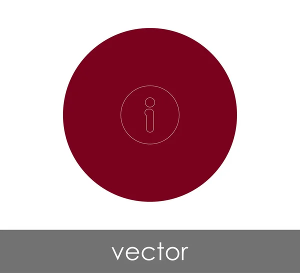 Informationsschild Symbol Vektorillustration — Stockvektor