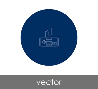 oyun çubuğu simgesi, logo, vektör çizim 