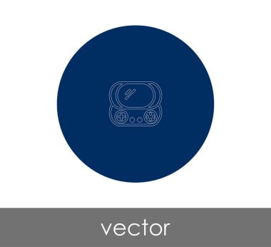 oyun çubuğu simgesi, logo, vektör çizim 