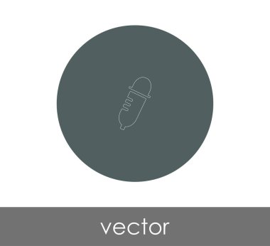 Damlalık simgesini vektör çizim, logo