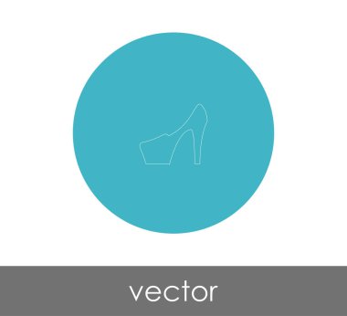 yüksek topuk simgesi