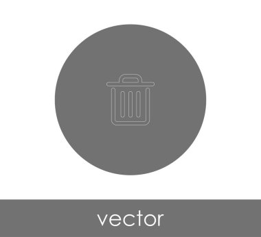 çöp kutusu simgesini