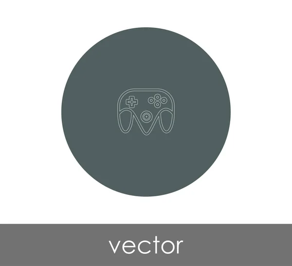 Joystick Symbol Logo Vektorillustration — Stockvektor