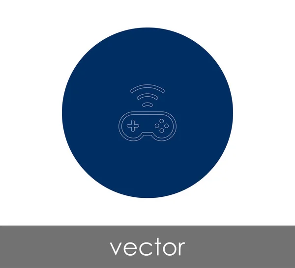 Icône Joystick Logo Illustration Vectorielle — Image vectorielle