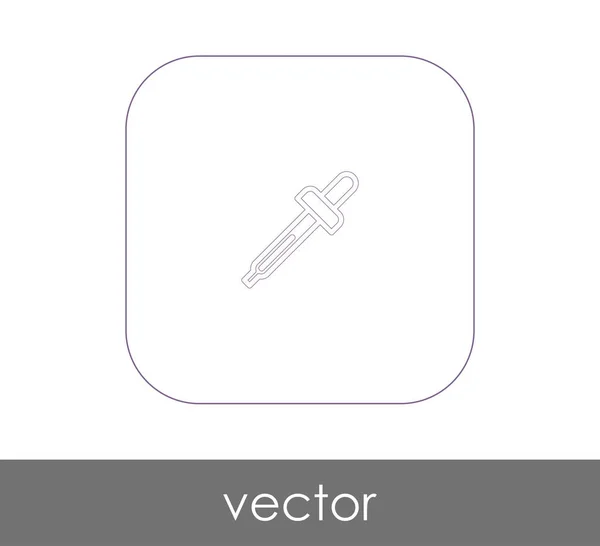 Icono del gotero — Vector de stock