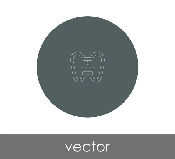 Joystick Icono Logotipo Vector Ilustración — Vector de stock