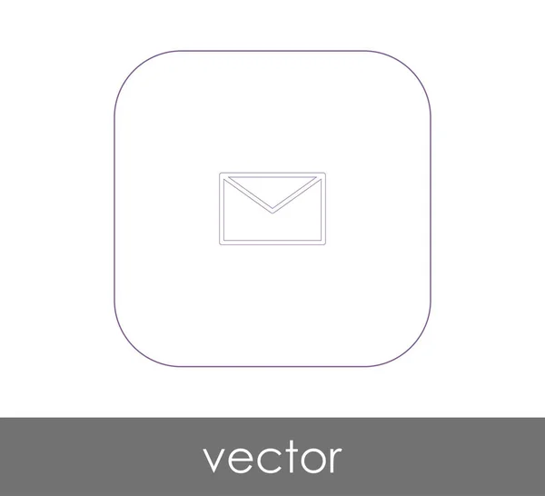 Icono Sobre Logotipo Ilustración Vectores — Vector de stock