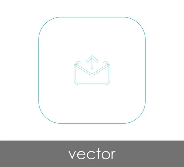 Иконка Письма Векторная Иллюстрация — стоковый вектор